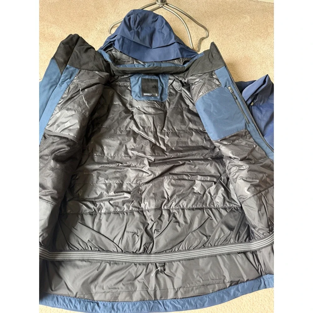 The North Face Men's Jacket Chakal NEW Hooded‎ DRYVENT Summit Navy Blue Large